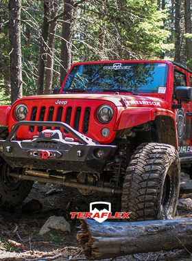 车永佳 TERAFLEX改装车贴适用于牧马人前档玻璃贴纸越野镂空拉花