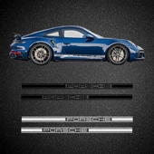 车永佳 保时捷911复古经典 车身拉花718PET改色膜侧裙贴纸