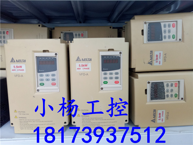 二手拆机台达变频器 VFD055A43B 5.5KW 380V大量现货 已测完好 电子元器件市场 变频器 原图主图