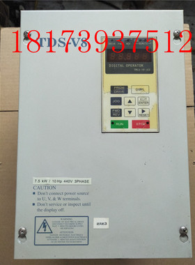 东达变频器TDS-V8-H7P5E 7.5KW 380V 测试包好 现货质保