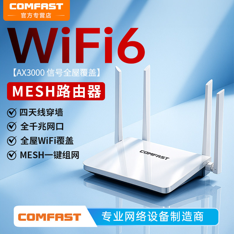 COMFAST全千兆高速WiFi6路由器