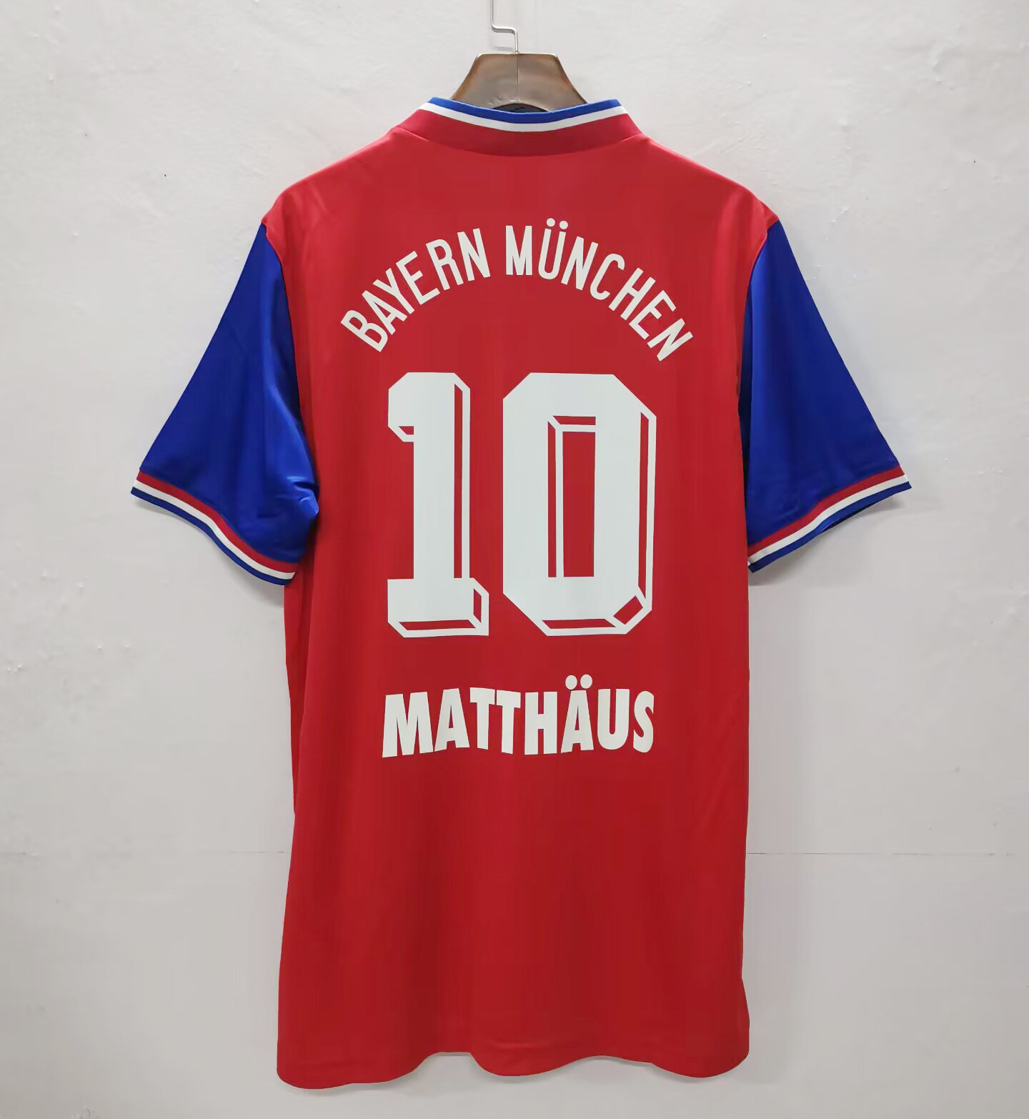 9395拜仁主场球衣10号马特乌斯经典复古足球服球迷版短袖套装定制