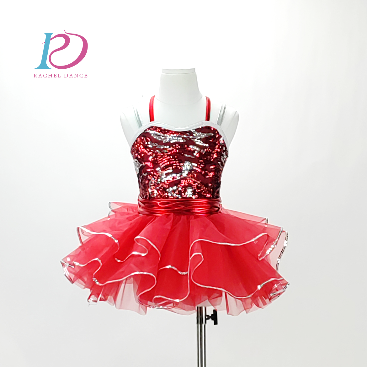 芮其儿女童闪亮舞蹈服