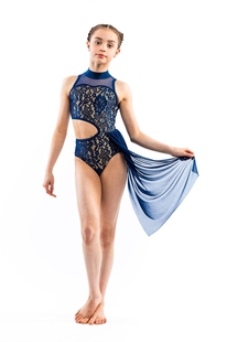 女童成人现代芭蕾舞演出服蕾丝裙专业舞蹈连衣裙考级练功服芮其儿