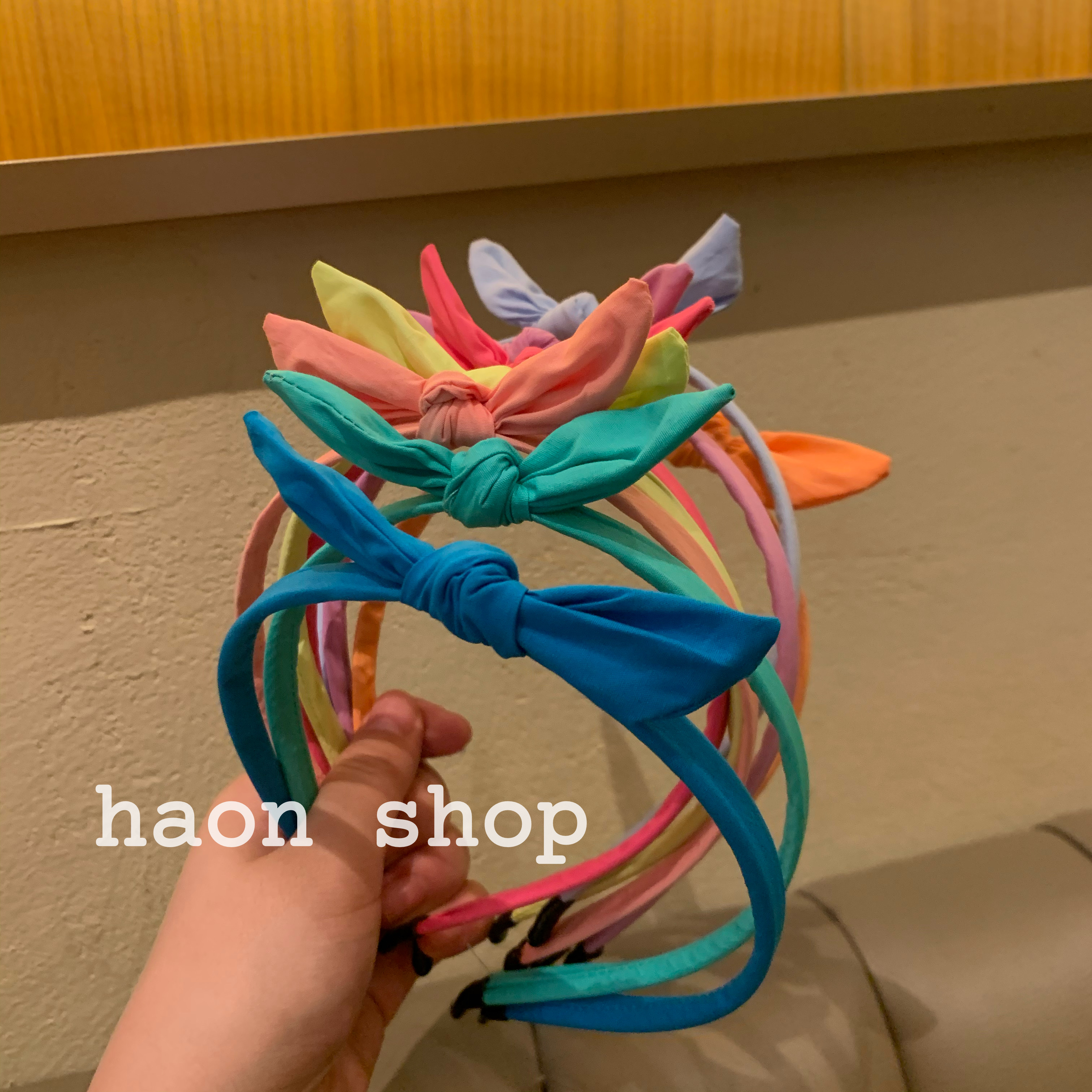 进口布艺软萌妹子铁丝头卡发箍