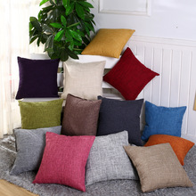Gối vải lanh dày gối trẻ em gối ôm gối quảng cáo quà tặng tùy chỉnh sofa đệm xe ghế gối mền 2 trong 1