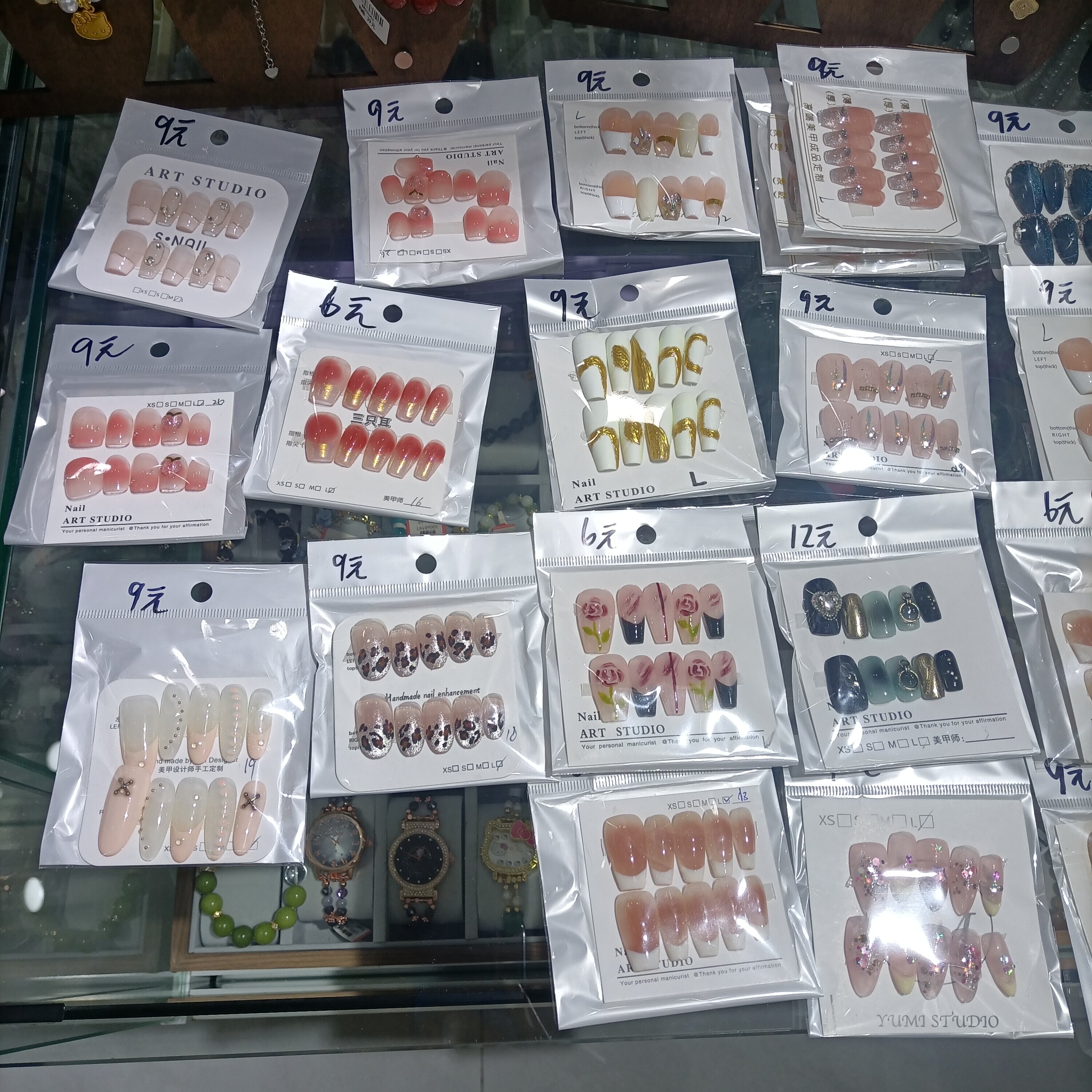 穿戴甲系列L码6包一份盲袋默认微瑕介意勿拍