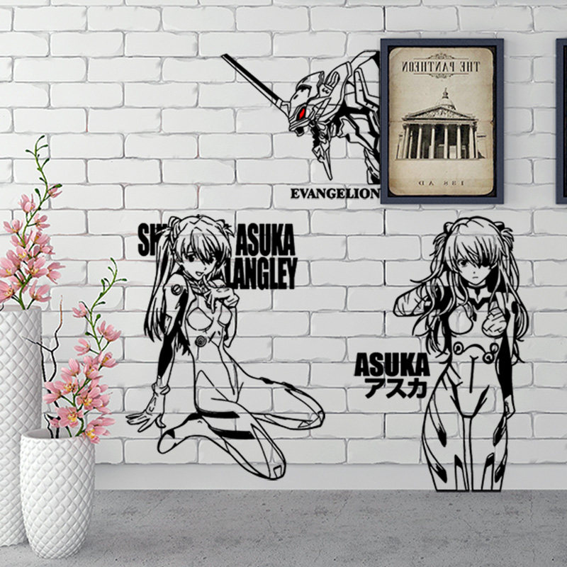 新世纪福音战士eva第四使徒水天使日本动漫寝室个性墙壁贴画车贴