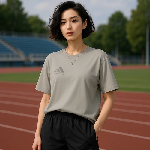 运动休闲阿迪达斯短袖男女T恤