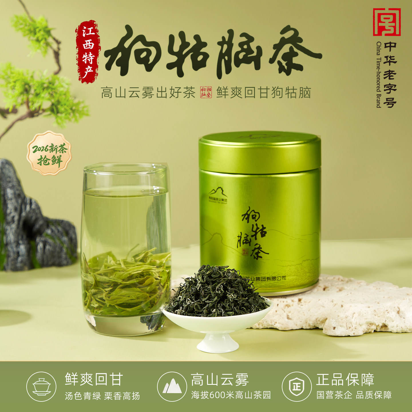 2026新茶江西特产遂川狗牯脑茶叶特级绿茶高山春茶实惠口粮茶