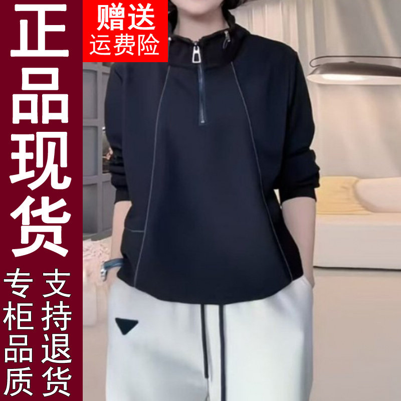 正品纯色百搭宽松卫衣女装2026春
