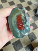 老坑摆件把件料媲美南红玛瑙重量325克