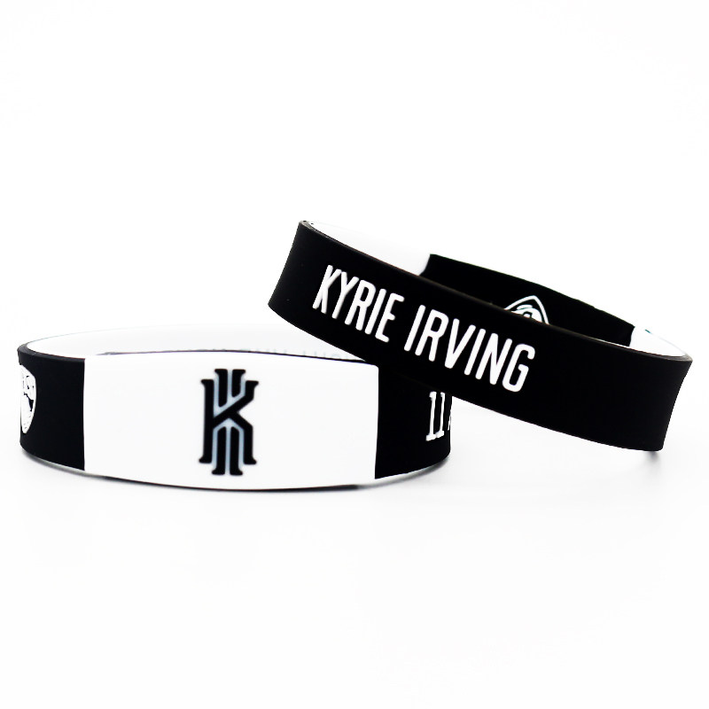 新款篮网11号篮球球星凯里欧文德鲁大叔签名夜光运动手环硅胶腕带