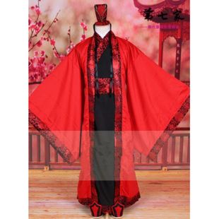 古装男女汉服唐装秦朝春秋战国三国臣子官服汉朝大臣古代演出服装