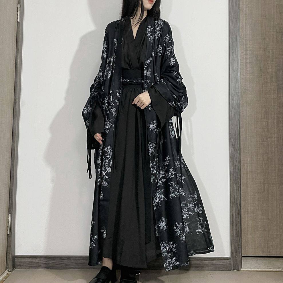 汉服女清冷风大袖衫女侠