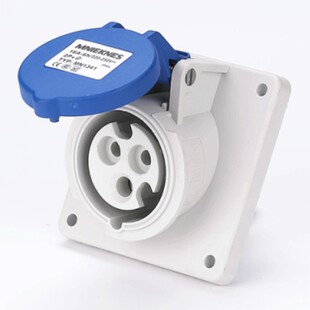 3芯32A 国曼MNIEKNES德标防水工业暗装 斜式 插座 MN3341 IP44