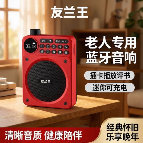 友兰王插卡收音机蓝牙可充电