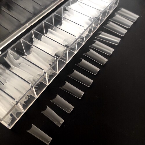 纳笛蔻假指甲片美甲工具超薄透明