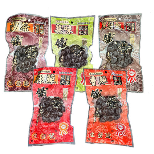 3袋包邮 台湾特产生发号香辣铁蛋鹌鹑蛋卤蛋日式卤豆干 零食150克