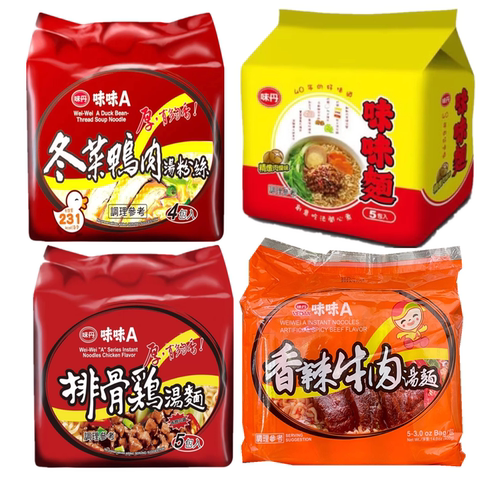 排骨鸡鸭肉粉丝台湾方便面味丹