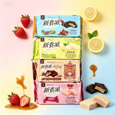 包邮77新贵派提拉米苏乳酸抹茶蓝莓花生草莓炼乳柠檬焦糖海盐