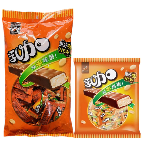 一袋包邮台湾进口食品零食宏亚 77乳加巧克力320g新日期新包装