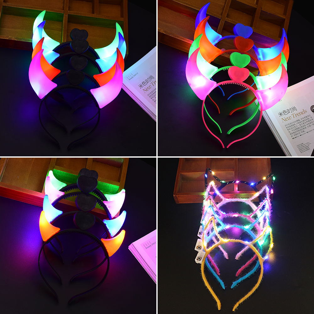 带灯发光头饰晚会儿童