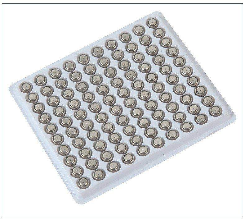 AG3纽扣电子发光眼镜手环飞箭胸针戒指电池LR41一版的价格 100粒