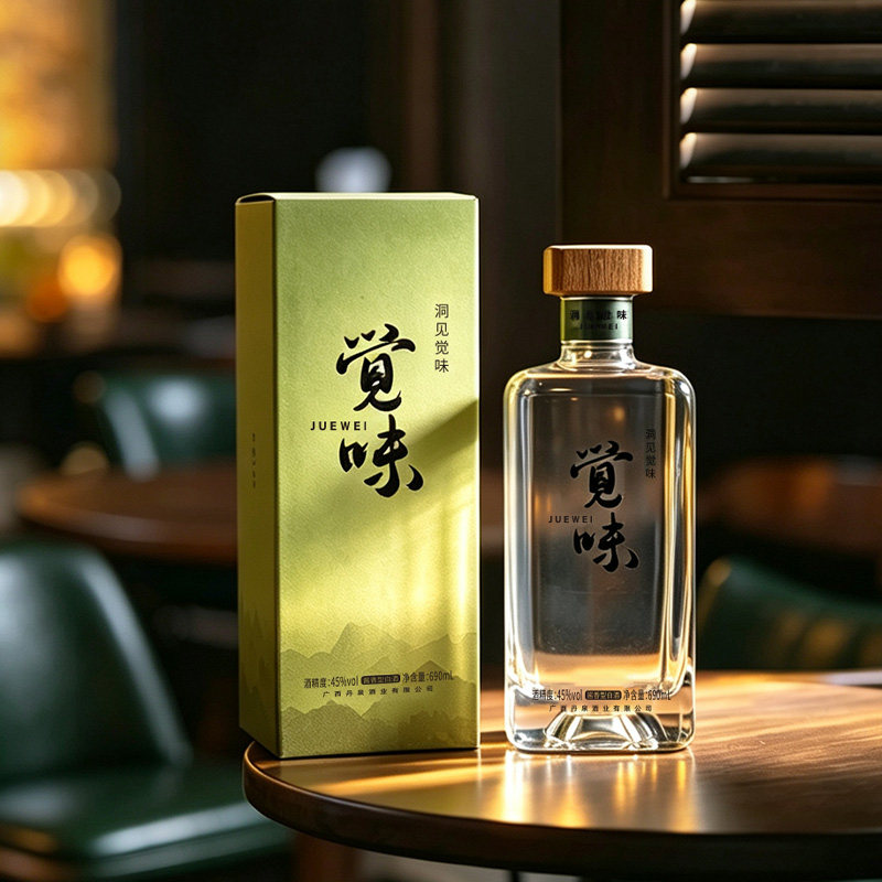 【新品上市】45度丹泉洞见觉味酒 酱香型白酒礼盒690ml
