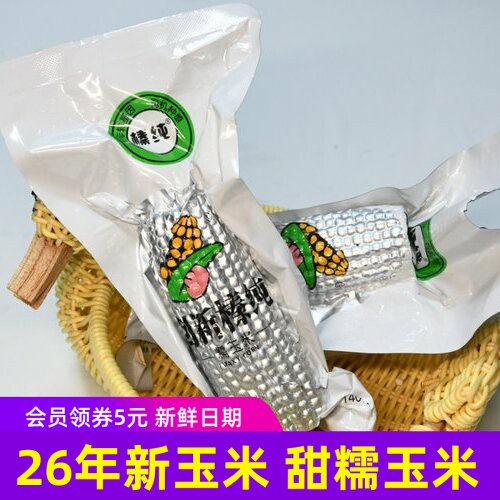 榛纯玉米 黄糯软香黄玉米东北特产大苞米 非转基因
