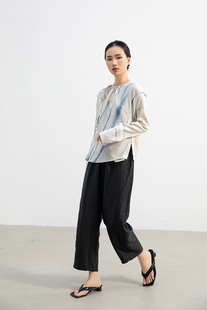 东方豆蔻春夏新款宽松套头衫女简洁女士桑蚕丝上衣衬衫套头衫Y268