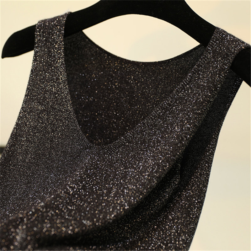 加肥加大码针织吊带背心女外穿百搭胖mm宽松性感打底上衣内搭亮丝,女装/女士精品,背心吊带,淘宝优惠券,粉丝福利购,淘宝优惠卷