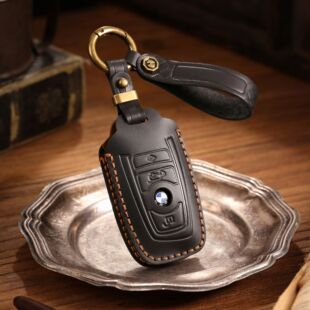 适用2011/12/13/14/15老款进口宝马5系520i 520D真皮汽车钥匙套包