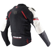 日本K牌摩托车夏季 防摔骑行服仿赛跑山压弯护颈网眼透气驼峰夹克