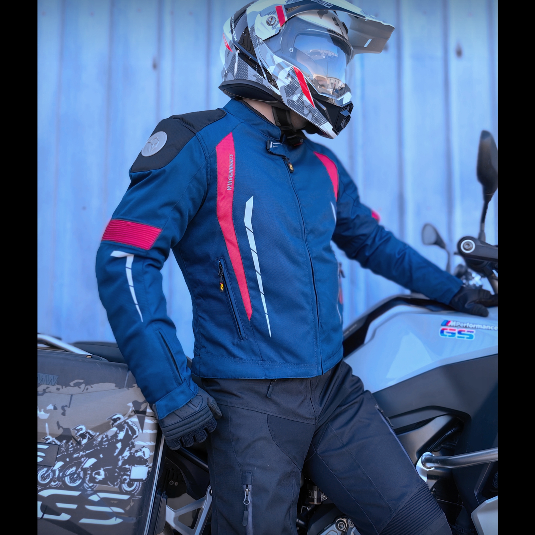 GSX300防雨骑行服棉胆护具BMW