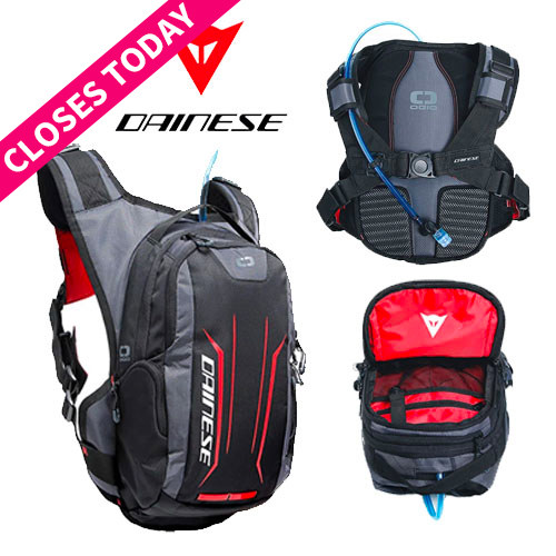 正品Dainese丹尼斯 ALLIGATO内水袋包摩托车公路越野骑行双肩包