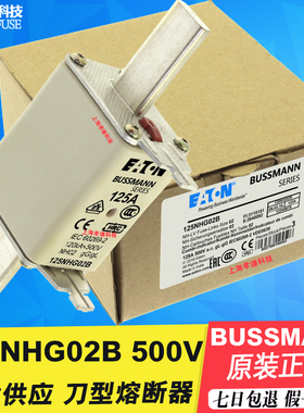 BUSSMANN熔断器35-40-50-63-80-100-125-160NHG02B 500V NH02 63A