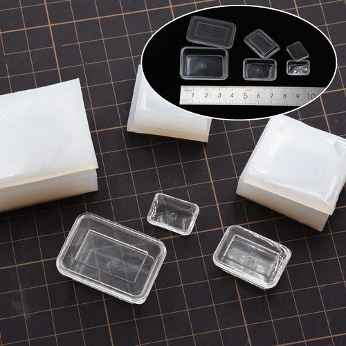微缩迷你食玩保险盒餐具硅胶模具