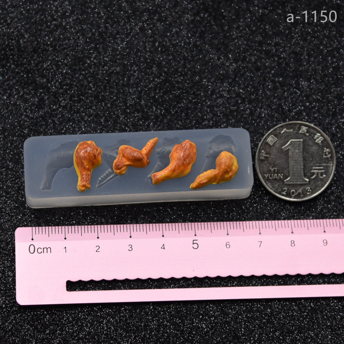 thumbnail for Miniature Food Toy Chicken Legs and Wings Ultra-Light Clay Silicone Mold 1:12 Scale Ob11 Resin Clay Silicone Mold