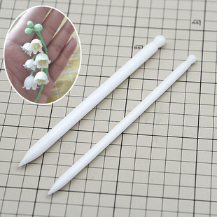 树脂粘土迷你铃兰花艺冷瓷面包土超轻粘土不粘白棒 纹理棒软可削