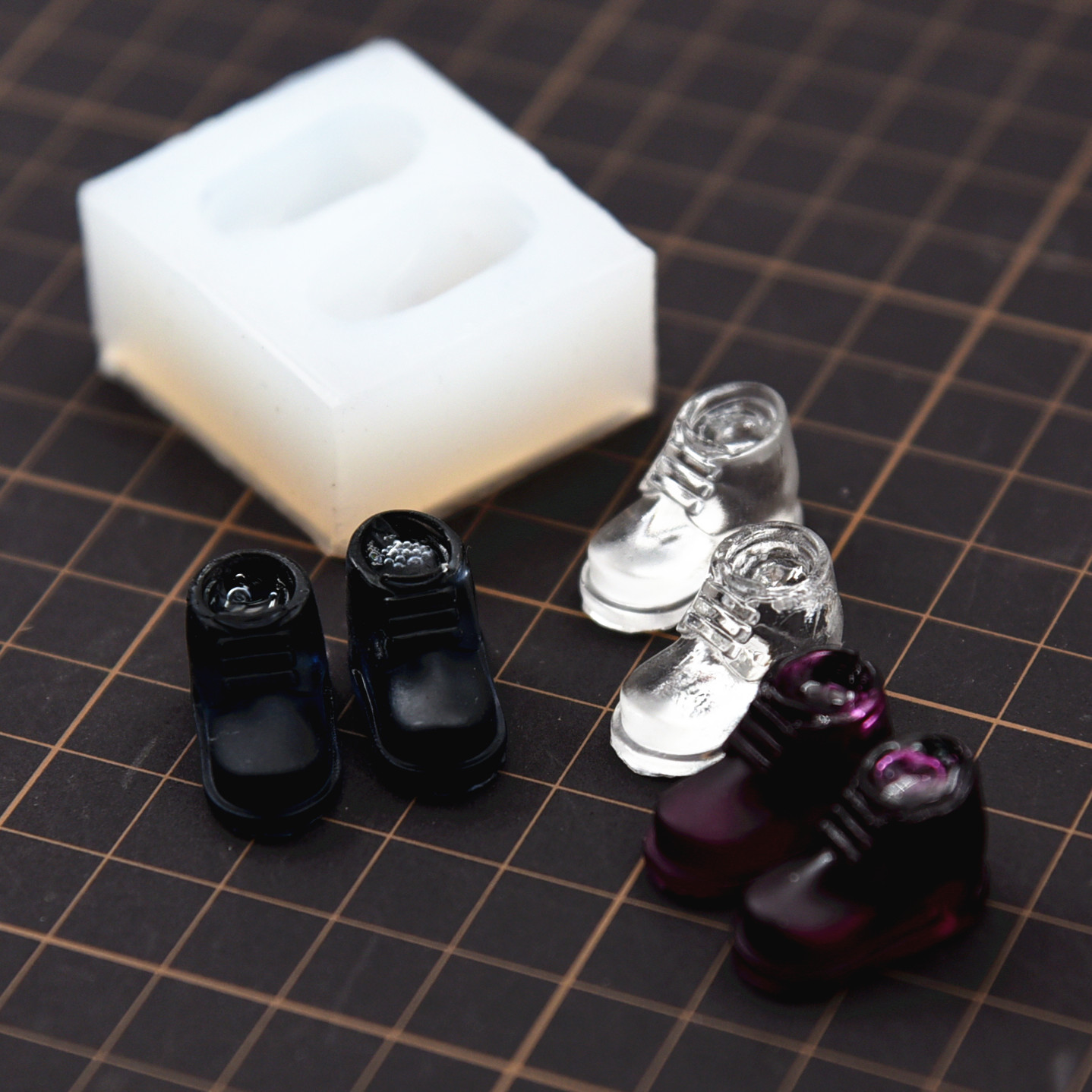 软陶UV胶水晶运动鞋鞋模具