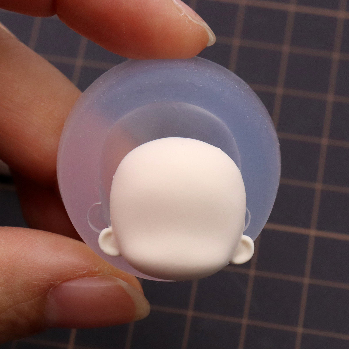 q版粘土硅胶翻糖脸模diy迷你通用硅胶脸模石塑粘土树脂软陶uv胶模