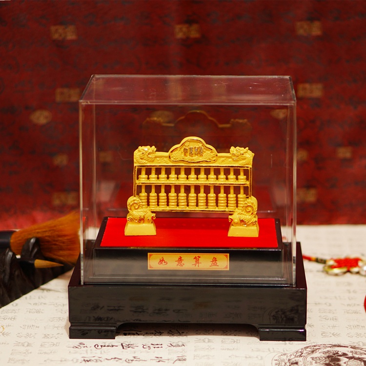 絨沙金擺件 萬事如意算盤擺件 客廳富貴風水工藝喬遷禮品抓周禮物在類目 家居飾品, 擺件中 - 來自Buy2taobao.com提供專業的淘寶代購服務