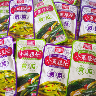 与李湘食小菜很忙鲜脆黄瓜鲜湘贡菜开胃下饭菜休闲零食小吃小包装