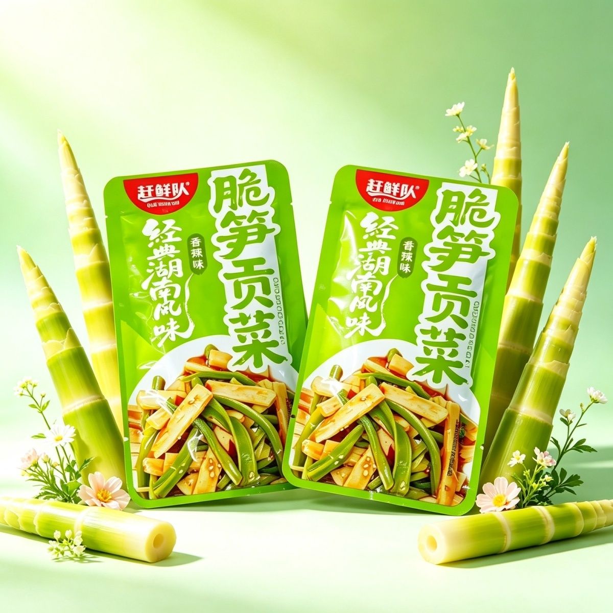 赶鲜队经典湖南风味脆笋贡菜魔芋休闲零食开胃零食香辣小吃独立装