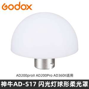 GODOX神牛 AD200proII二代 外拍摄影闪光灯专用卡口柔光罩柔光球
