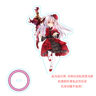 栉名安娜 动漫周边立牌 周防尊 伊佐那社 双面亚克力摆件摆台