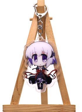 动漫周边钥匙扣Rewrite 神户小鸟 凤千早 中津静流亚克力双面挂件