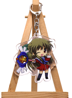 动漫周边钥匙扣Kanon 月宫亚由 泽渡真琴 水濑名雪亚克力双面挂件