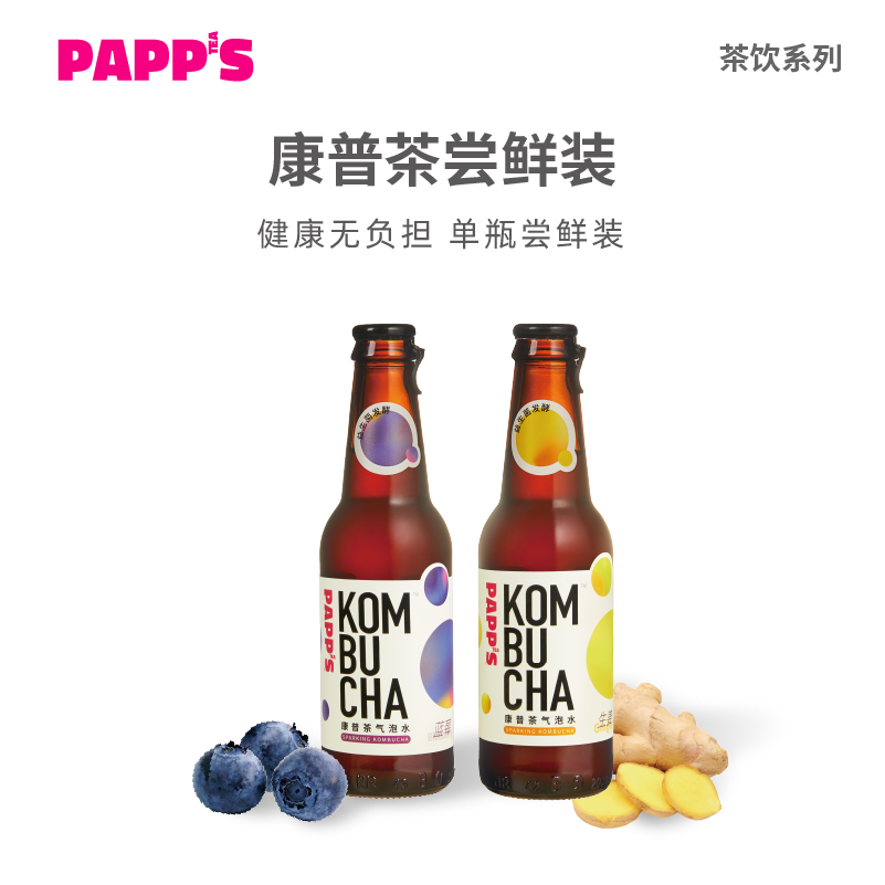 PAPPS派帕斯益生菌康普茶1瓶装
